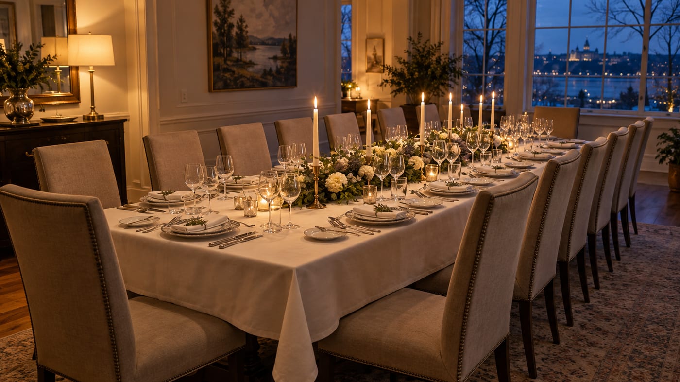 Engager un chef à domicile pour un groupe de 12 invités et plus