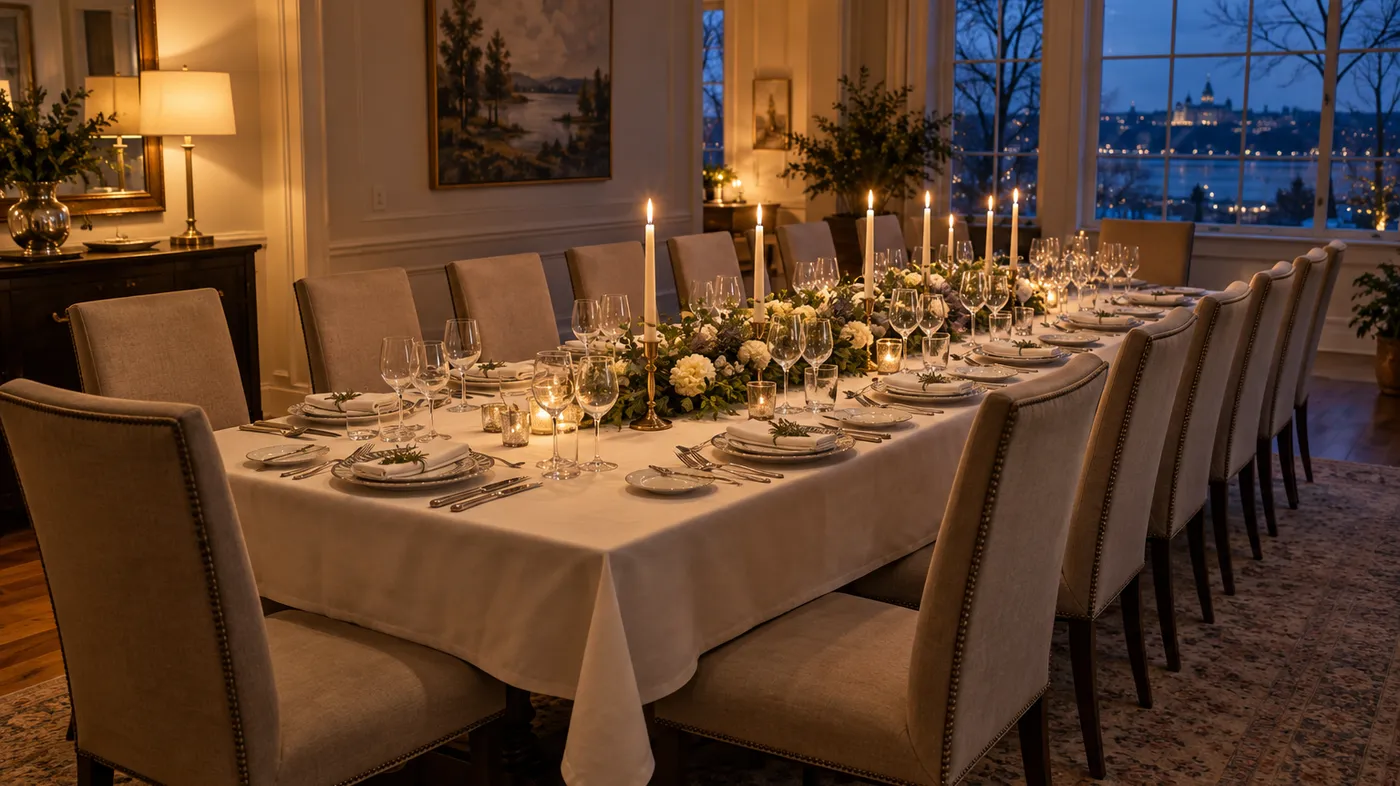 Engager un chef à domicile pour un groupe de 12 invités et plus